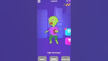 Zombiner Hide And Seek Lv 5 -  Gameplay Walkthrough iOS, Android #Shorts