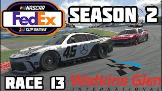 NASCAR iRacing FedEx Cup Series S2 R13 Watkins Glen LIVE