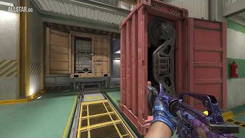 ACE M4A1-S Black Lotus & AK-47 Nightwish on Train CS2 Premier