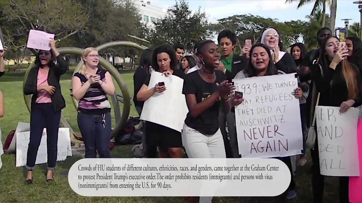 FIU Students Protest President Trump's Executive Order