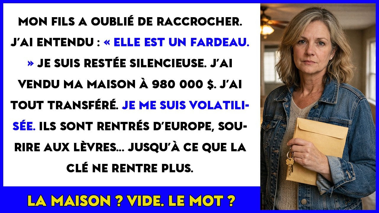 Mon fils m’a traitée de “poids”… alors j’ai vendu la maison qu’ils croyaient posséder
