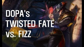 [Translated] Dopa's Educational Video on Twisted Fate (vs. Fizz)