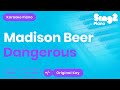 Madison Beer Dangerous Piano Karaoke mp3