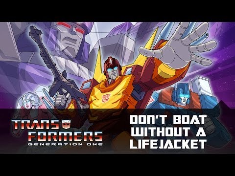 Transformers G1 PSA 1 - Ne faites pas de bateau sans gilet de sauvetage