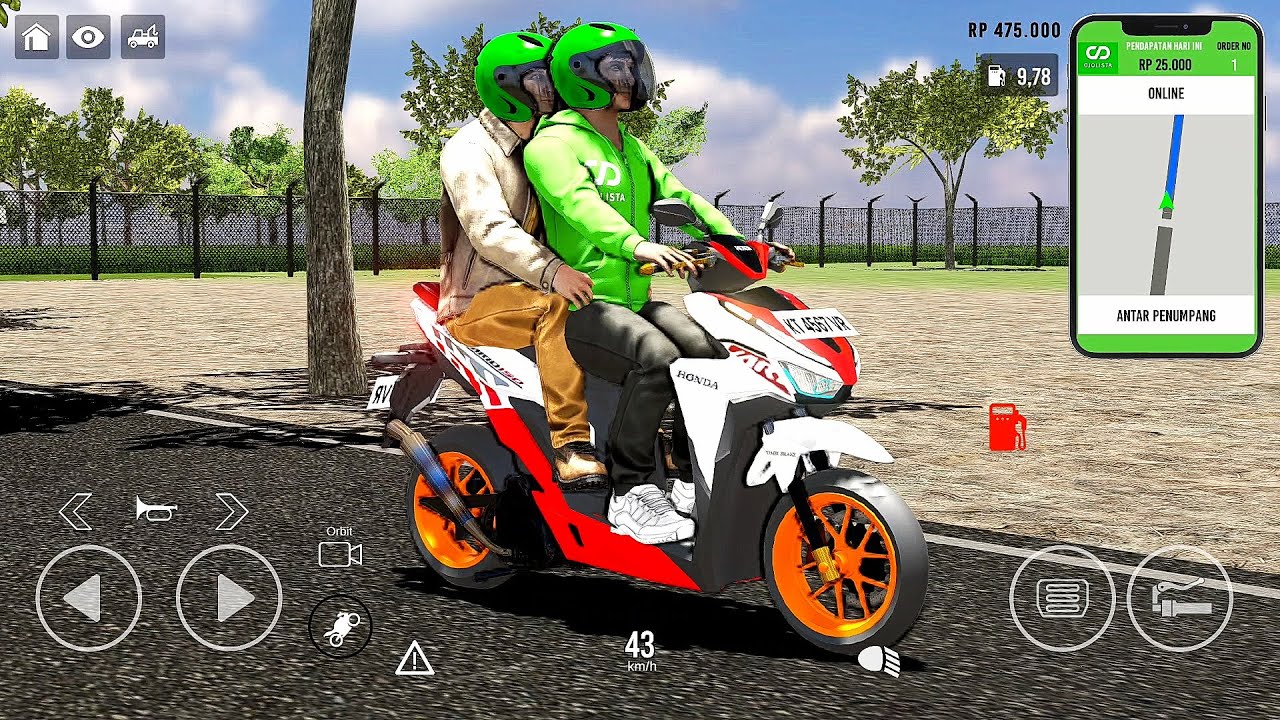 Honda Vario Ojolista - Salip Ojol The Game | Android Gameplay