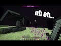 DO NOT face the ender dragon like this... (minecraft)