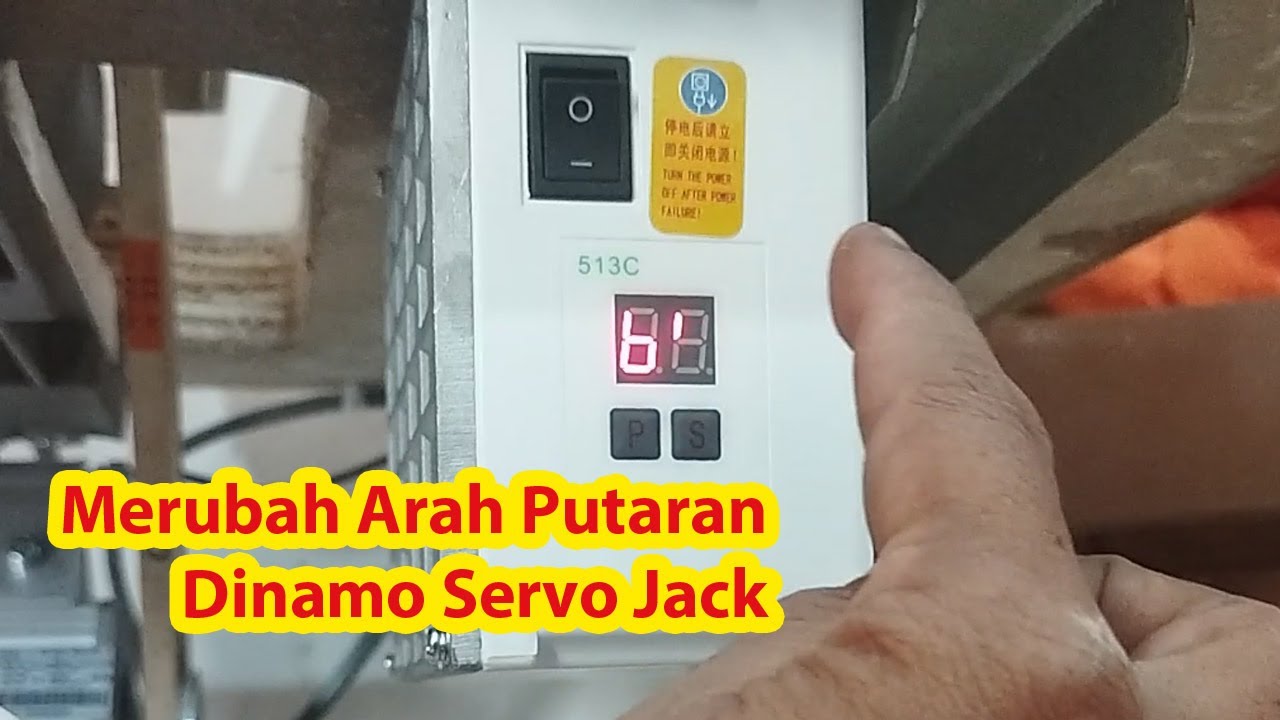 Cara Merubah Arah Putaran Dinamo Servo Jack 513c YouTube