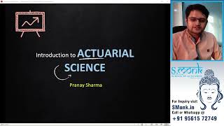 Actuarial Science Orientation Lecture | Sept 23 Batch | S.MONK