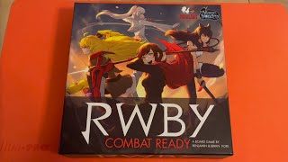 RWBY Combat Ready Board Game Unboxing