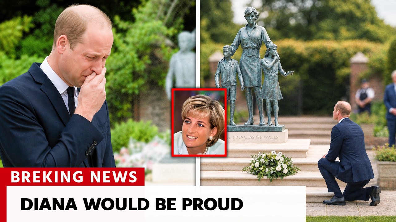No One Expected What Prince William Did At Diana's Memorial – And It Left All Of Britain In TEARS