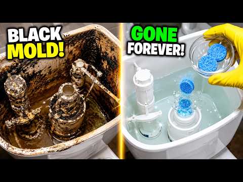 I Dropped THIS In My Toilet Tank – Every Disgusting Toilet Ring Disappeared FOREVER! (No Scrubbing!)