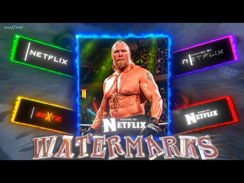 ADVANCED After Effects like Watermarks ( with Preset )