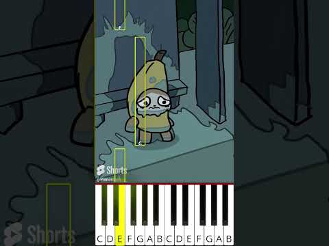 Happy to Sad Meme (@raredoodle) Banana cat accident - Octave Piano Tutorial