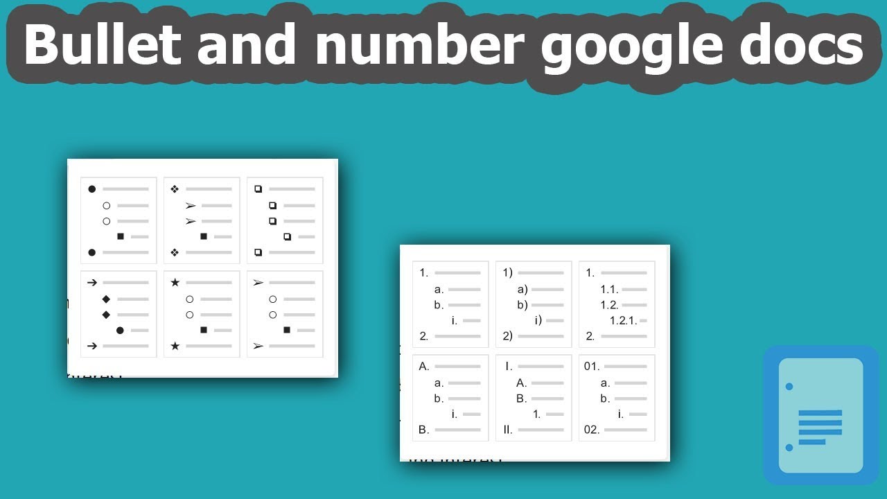 How To Add Bullet And Numbering List Google Docs YouTube How To Add Bullet And Numbering List Google Docs YouTube