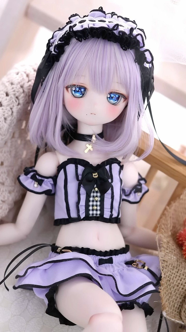 カスタムドール『purple people』紫と茶色mixヘア 【公式通販】