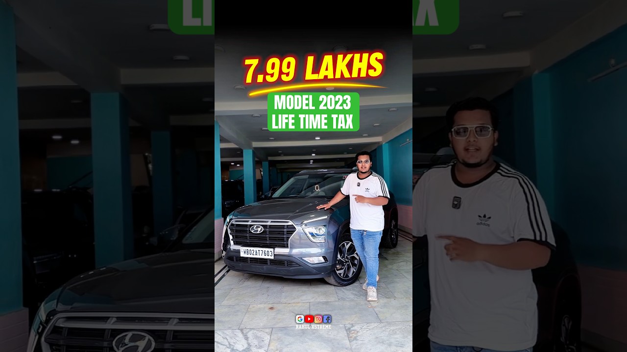 2023 Creta ₹7.99 Lakhs/- Life Time Tax #rahulxstreme #youtubeshorts