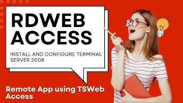 Remote App Access via RDWeb: Full Installation and Configuration Guide #remoteapp #server2008 #setup