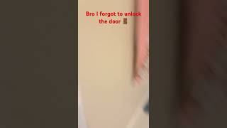Bro I just got into the bathroom and I was locked #funny