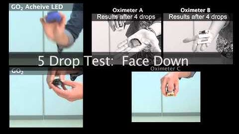 Durable Pulse Oximeter - Nonin GO2 Brand withstands Drop Test