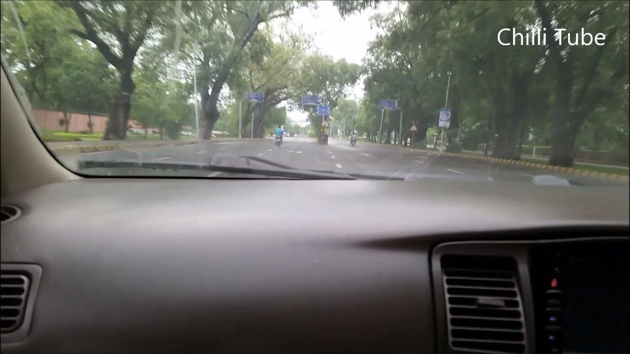 Early Morning Drive in Lahore Lahore Canal road to Lahore Airport