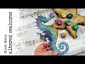 Caballitos de mar - Mixed media seahorses - Scrap+ Sitges