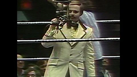 Howard Finkel makes his WWE debut in Madison Squar...