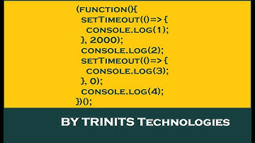 Program 16 Self Invoking function | Event looping | JavaScript Interview Questions | setTimeout