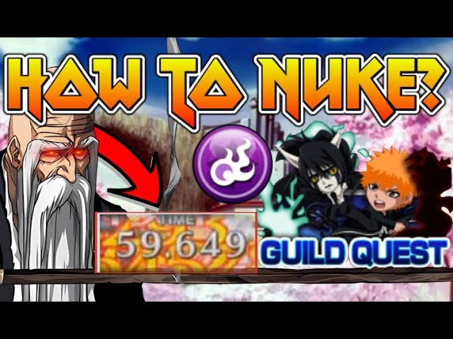 FAST CLEAR !! MY BEST RUN SO FAR IN THE *NEW* VERY HARD GUILD QUEST -  Bleach Brave Souls 