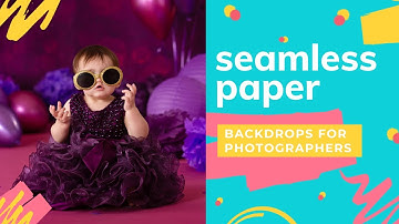 Seamless Paper Backdrops for Photographers