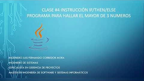 Java SE Clase #4 Mayor de 3 Números