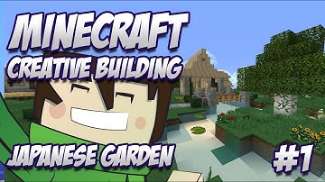 Minecraft Creative Build: Japanese garden (zen garden) - Part 1