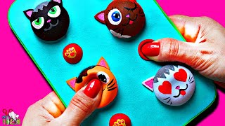 КАК сделать ПОП ИТ антистресс игрушку КОТИКИ своими руками DIY #POPIT #SimpleDimple