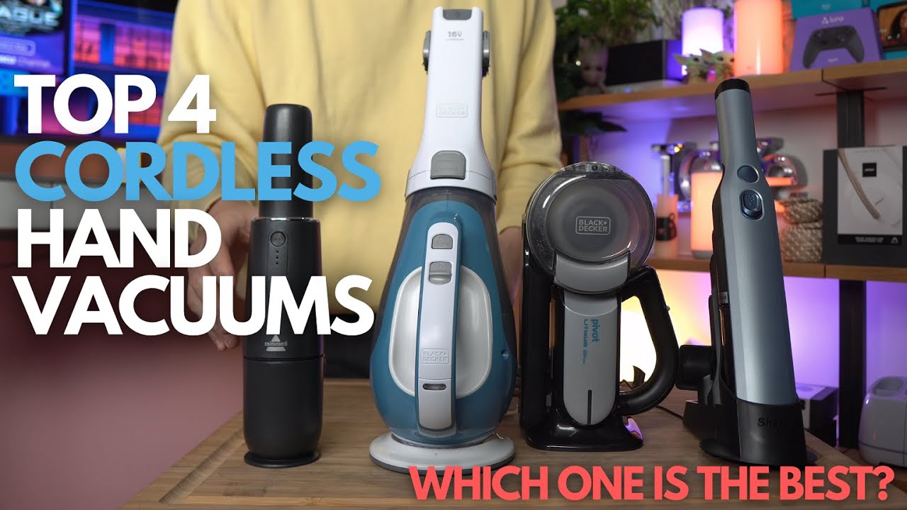 TOP 4 HANDHELD VACS on  // I compare them for you // Bissell, Shark,  Black+Decker 