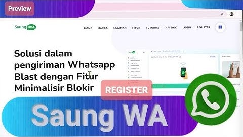 Cara Registrasi di Saung WA - Paket Murmer, cocok buat pendukung project kirim OTP/Pesan ke Whatsapp