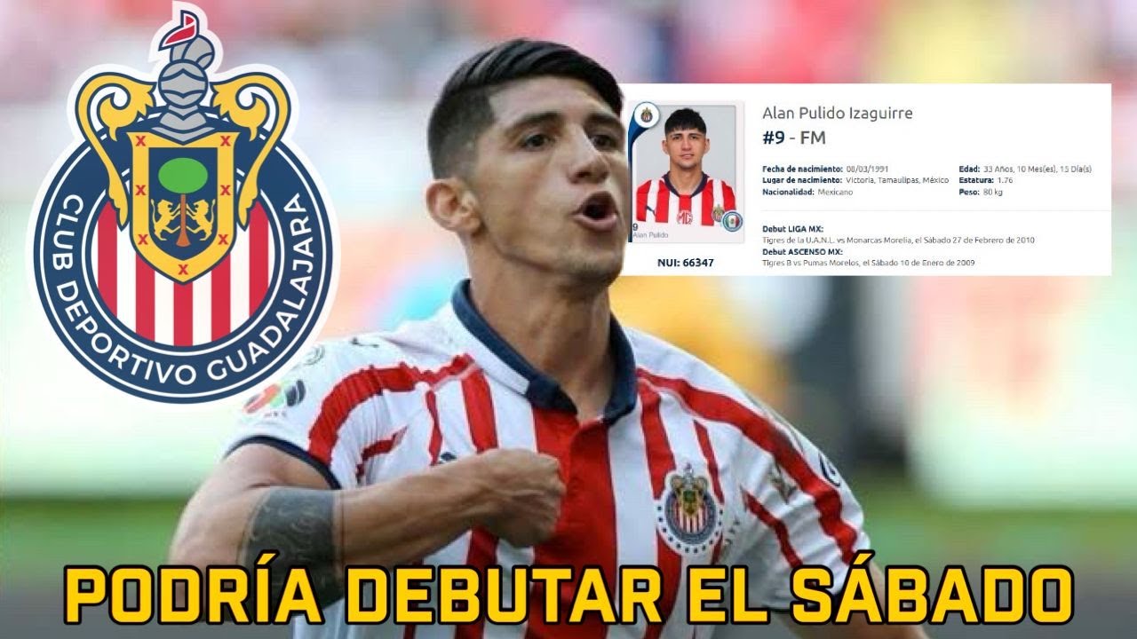 🚨SE VIENE EL DEBUT de Alan Pulido con Chivas - YouTube