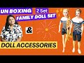 New Family Doll set &amp; Doll Accessories Set , Unboxing  2 Unique Set #unboxing, #dolls,