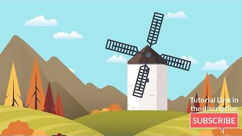 wheel rotate animation in cartoon animator 4