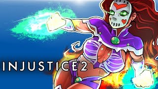 INJUSTICE 2 - STARFIRE DLC CHARACTER!!! SHE'S OP!