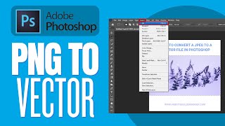 How To Convert a PNG To Vector in Photoshop 2023