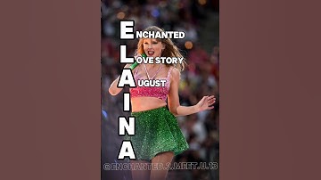 Names as Taylor Swift songs (⚠️NOT MY NAME⚠️) #swifties #elaina #shorts