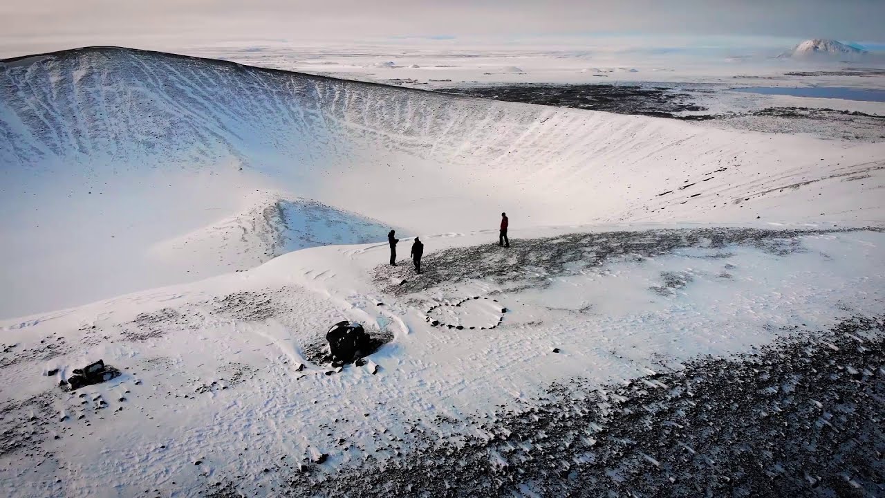 Dimmuborgir - Hverfjall Volcano Hike (Myvatn, North Iceland) — Dimmuborgir - Hverfjall, Iceland — video poster