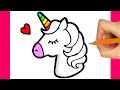 COMMENT DESSINER UNE LICORNE - dessins pour enfants