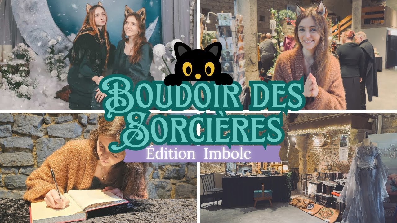 Vlog 🧙🏻‍♀️ Je vous emmène au Boudoir des Sorcières ! #imbolc