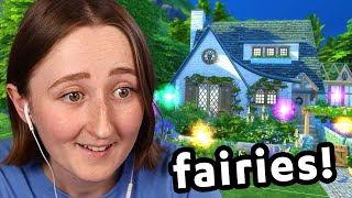 i built a fairy cottage in the sims