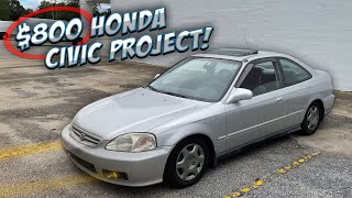 I paid $800 for the perfect Honda Civic EK project!