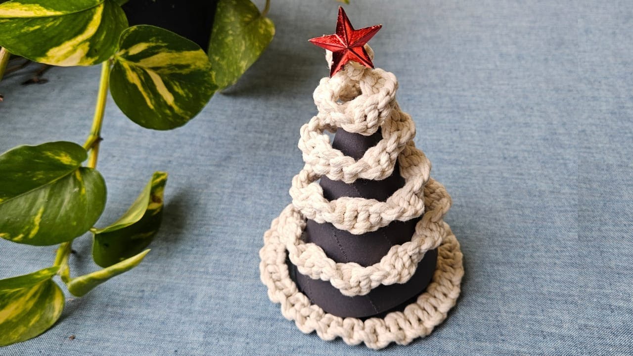 DIY Macramé Christmas Tree Tutorial | Easy to Make | Christmas Ornament