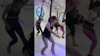 Experience fitness in a whole new way with bungee workouts! 🕊️🏋️‍♀️