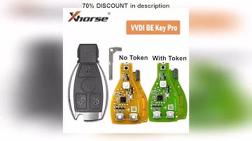 A must-have product! Xhorse VVDI BE Key Pro 3/4 Button Remote Car Key for Mercedes Benz V4.2 PCB R
