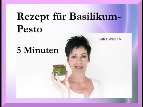 Basilikum Pesto selber machen ☀ frisch vom Garten. 