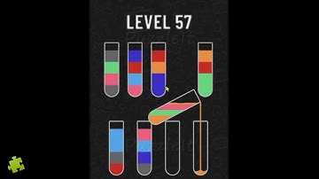 Water Sort Puzzle - Level 57 | Color Puzzle Game Solution